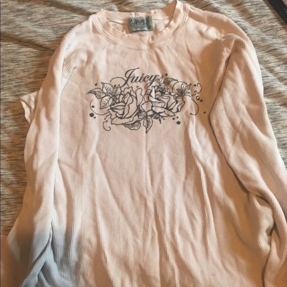 XL Ivory Juicy Couture Henley